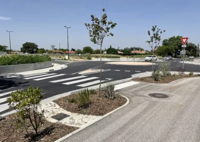 Création mini giratoire, Pins-Justaret (31) – 2022