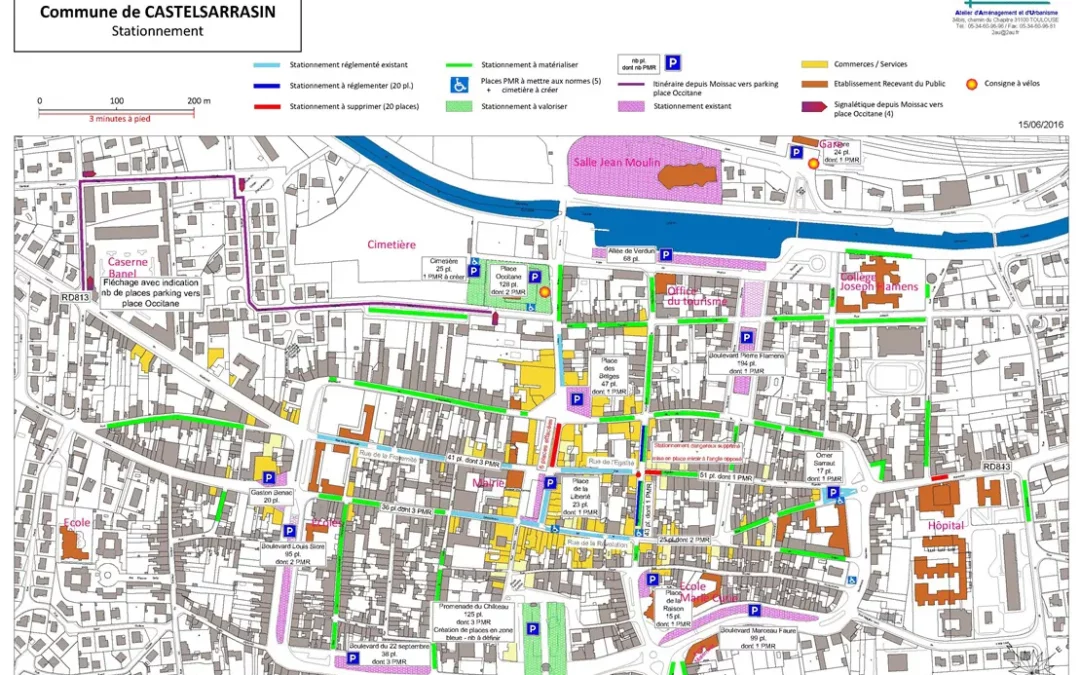 Plan de circulation – Castelsarrasin
