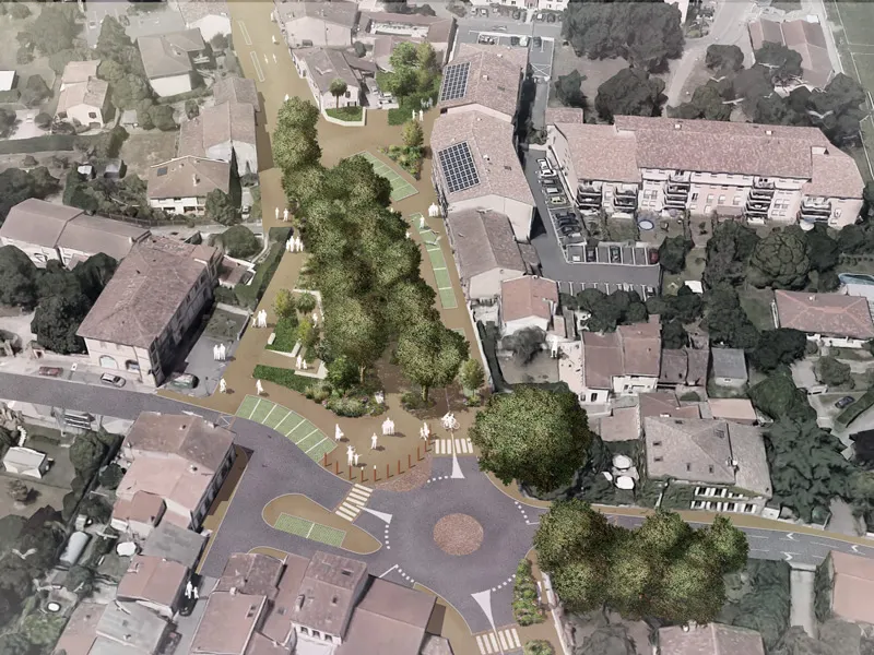 Astrolab à Labarthe vue de nuit - 2AU