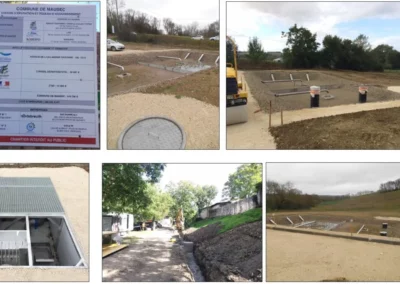 Assainissement et STEP (40EH extensible à 80EH) – Maubec