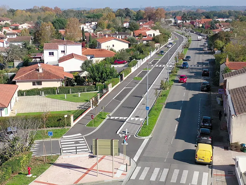 Pistes cyclables – Roquettes – Pinsaguel